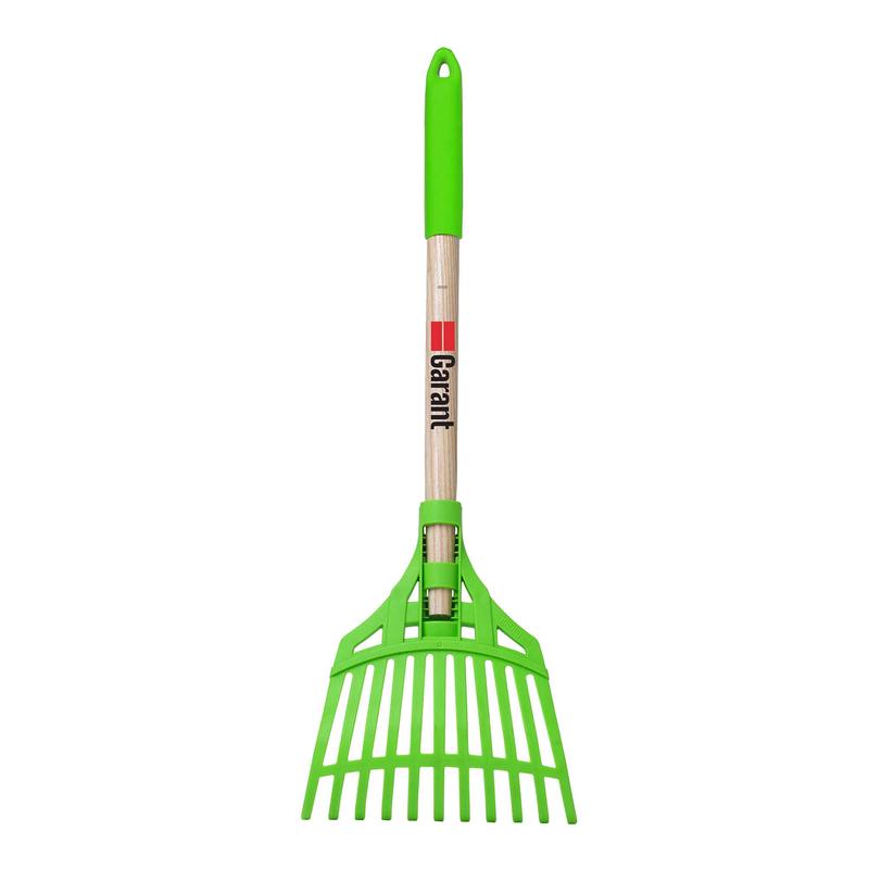 Rteau  rocailles  manche court en bois, 22,5'' x 8,9''