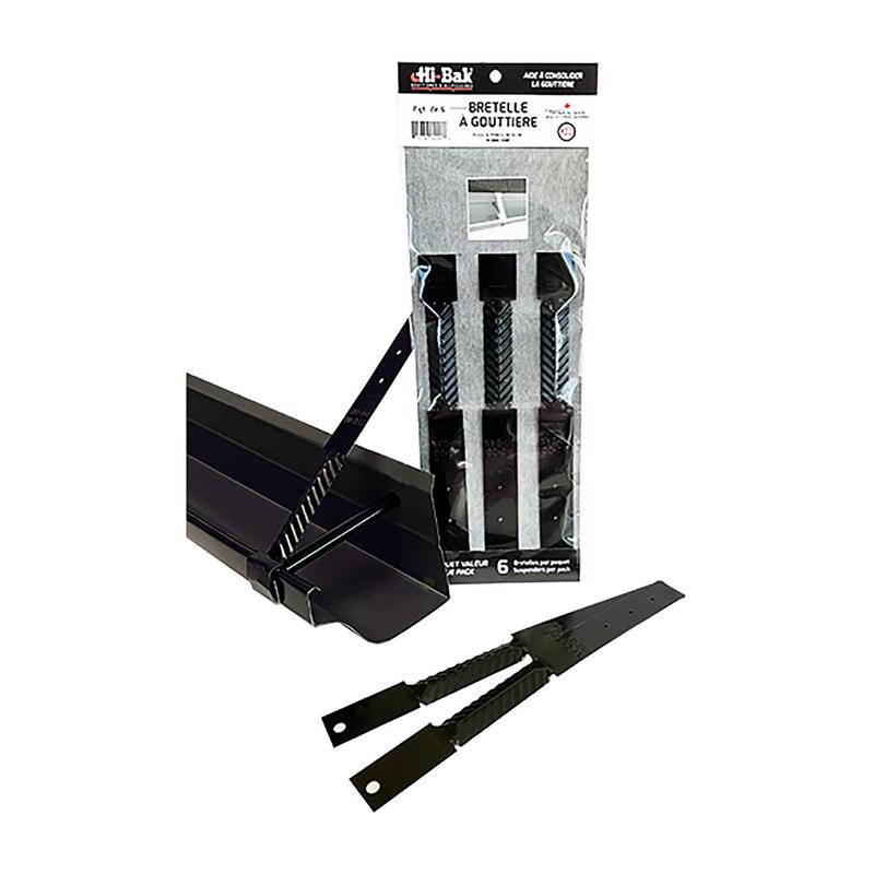 Bretelle  gouttire, noir (6 units)