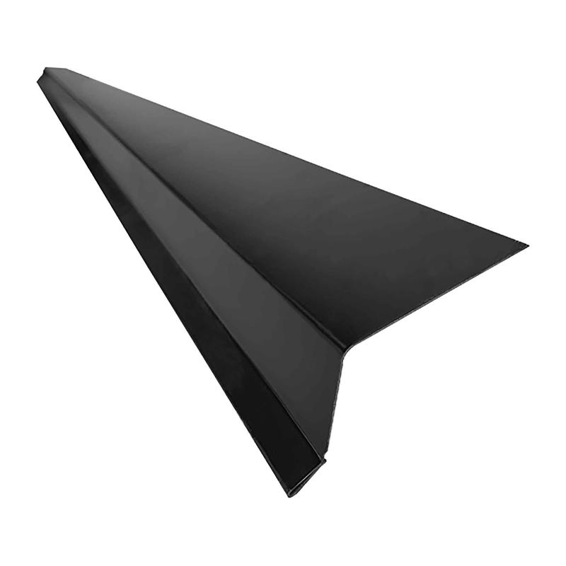Rejeteau  bardeau pour gouttire, noir (1" x 10')