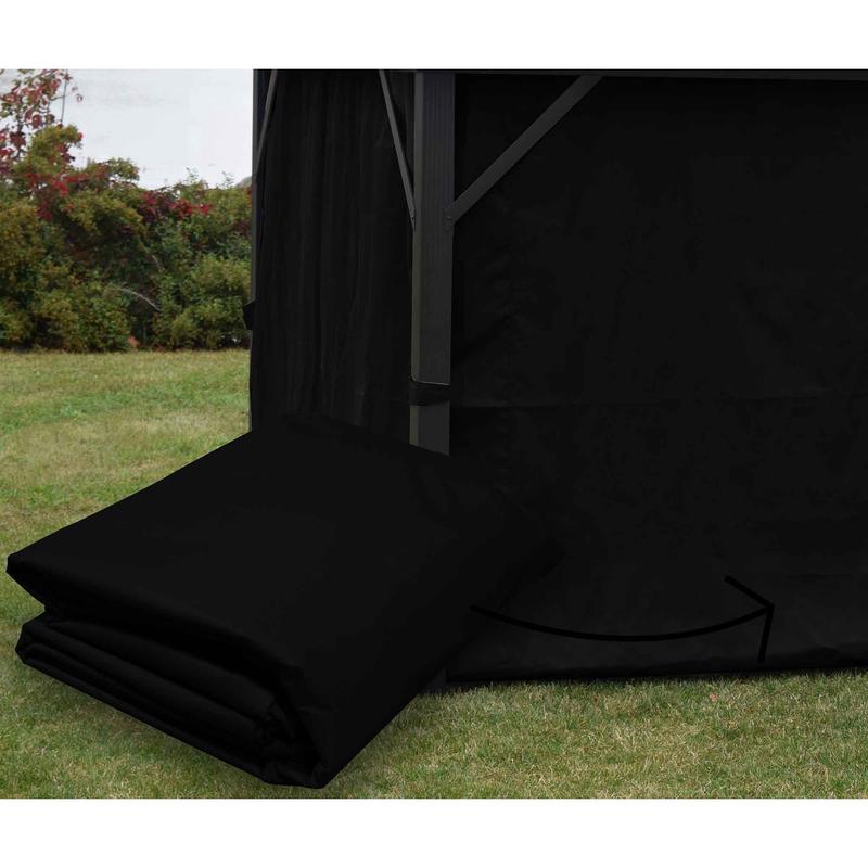 Rideaux d'intimit pour abris de jardin Cottage, 12' x 12'