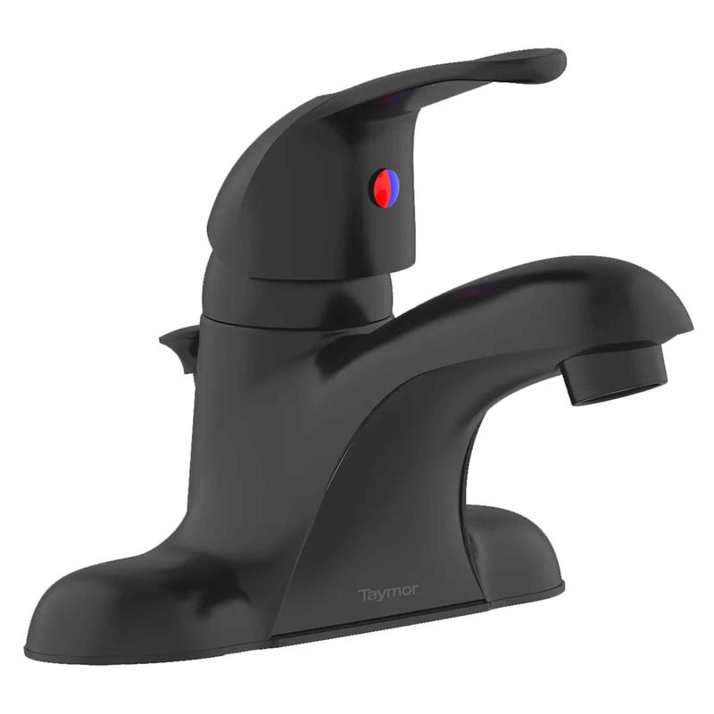 Robinet de Lavabo  1 poigne Infinity, noir mat