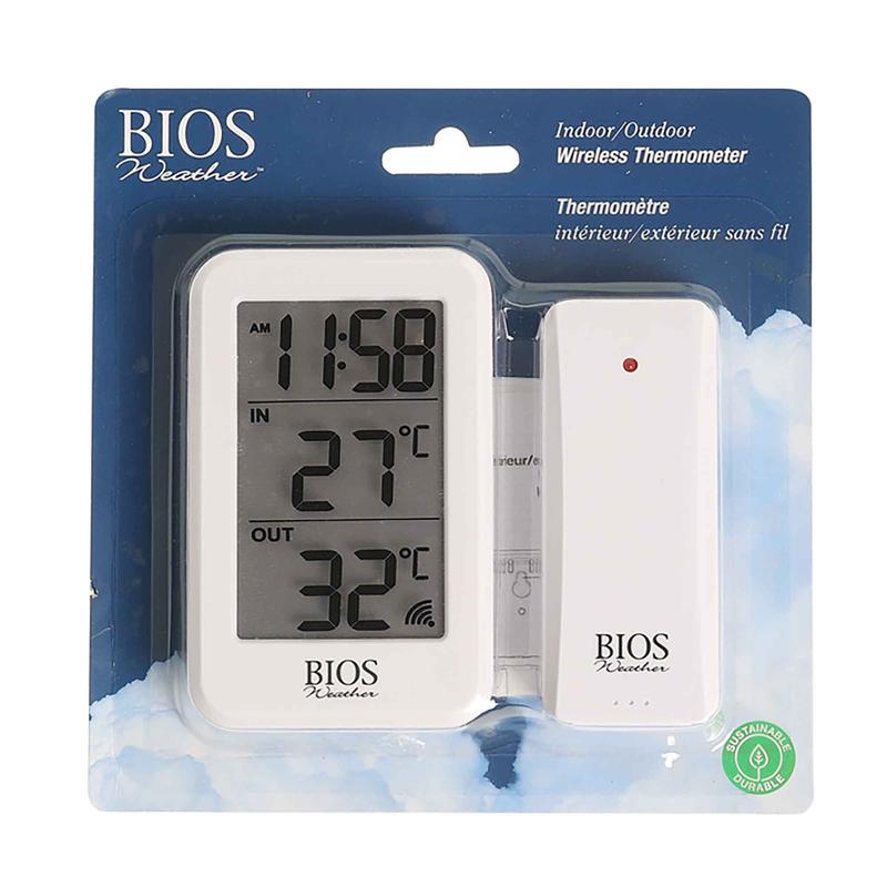 Thermomtre d'intrieur et d'extrieur, sans fil