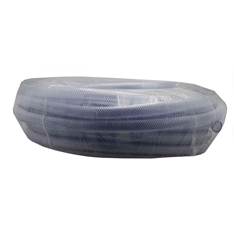 Tuyau en PVC clair renforc de polyester, 1-3/8" OD x 1" ID x 100'