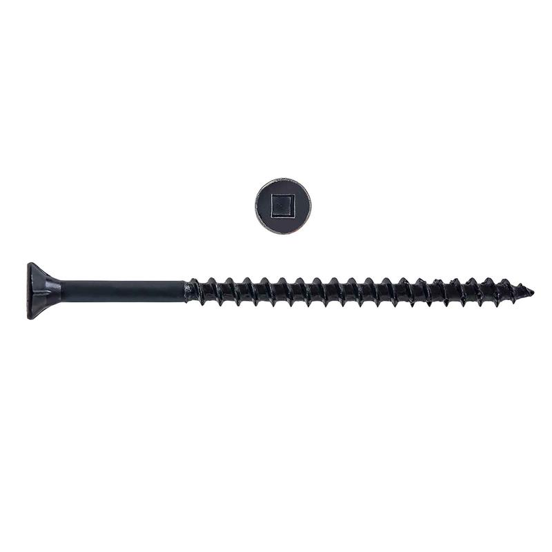 Vis de construction noire, #8 x 3" (8 units)