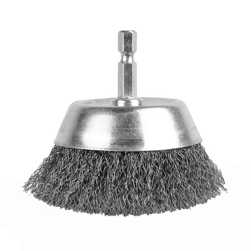 Brosse coupelle d'extrmit, 3'' (fin)