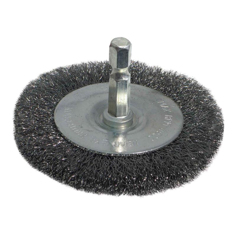 Brosse mtallique circulaire, 2'' (rugueux)