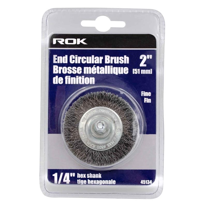 Brosse mtallique de finition, 2'' (fin)