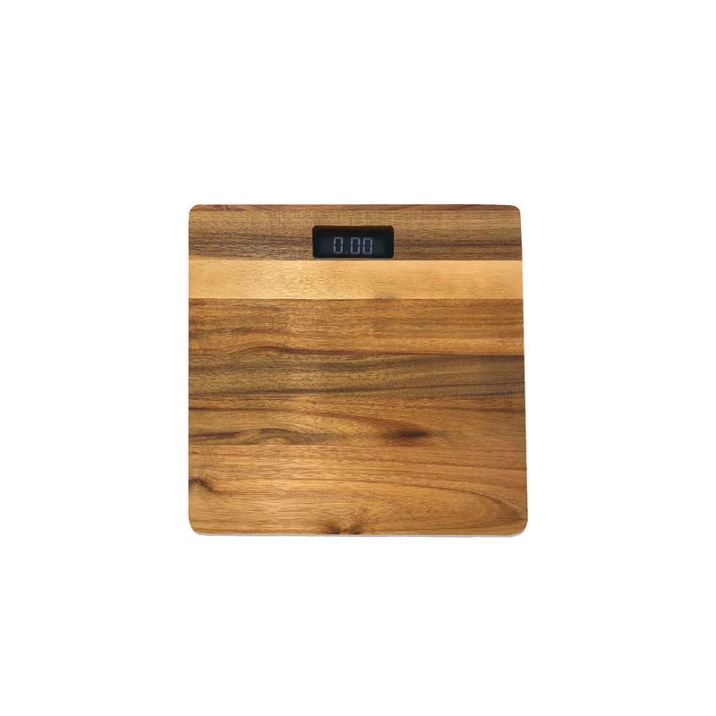 Pse-personne avec plateau en bois d'acacia