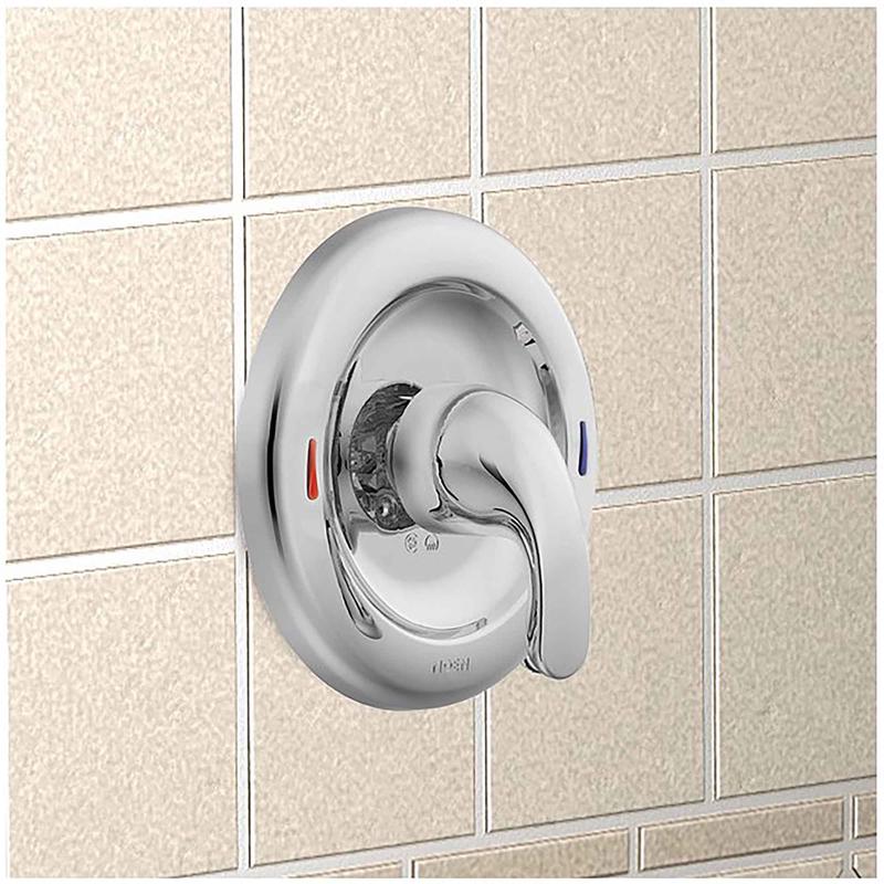 Robinet de douche et bain  1 levier avec quilibrage de pression Posi-Temp Adler, Chrome