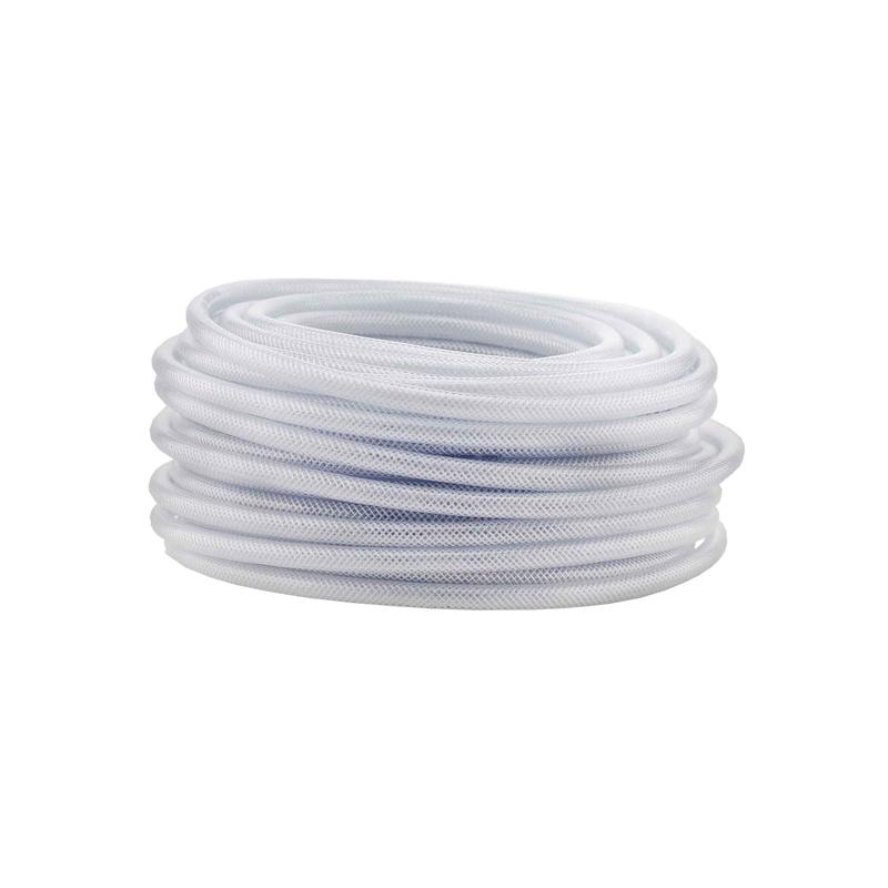 Tuyau en PVC clair renforc de polyester, 3/4" OD x 1/2" ID x 100'