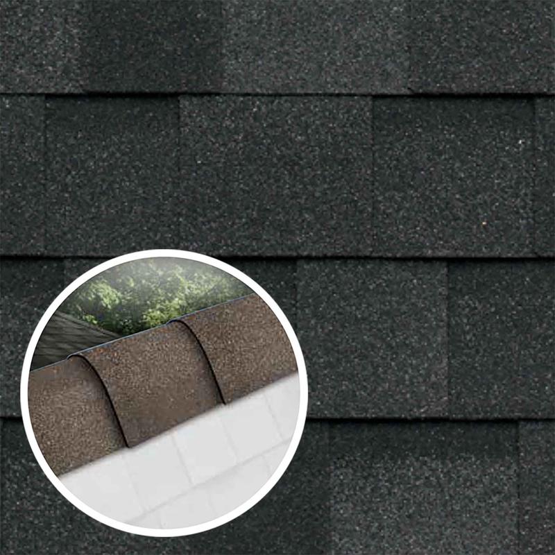 Bardeaux de finition pour fate Hip et Ridge 12, noir mat