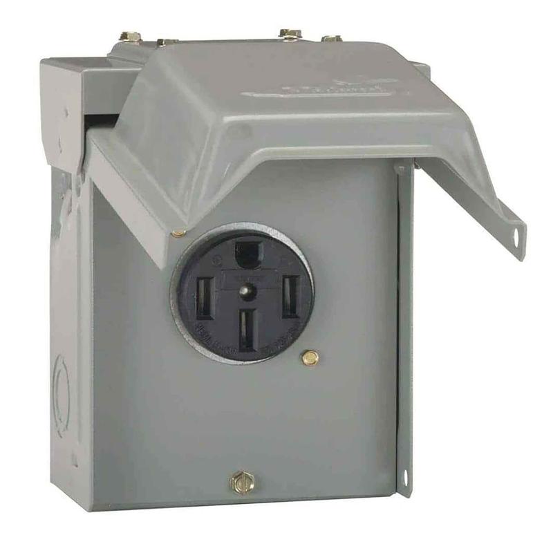 Prise de courant temporaire pour VR, 50 A