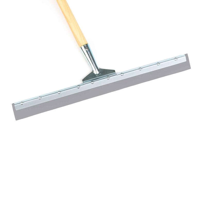 Racloir de plancher avec cadre en mtal et lame en caoutchouc, 36'' (manche inclus)