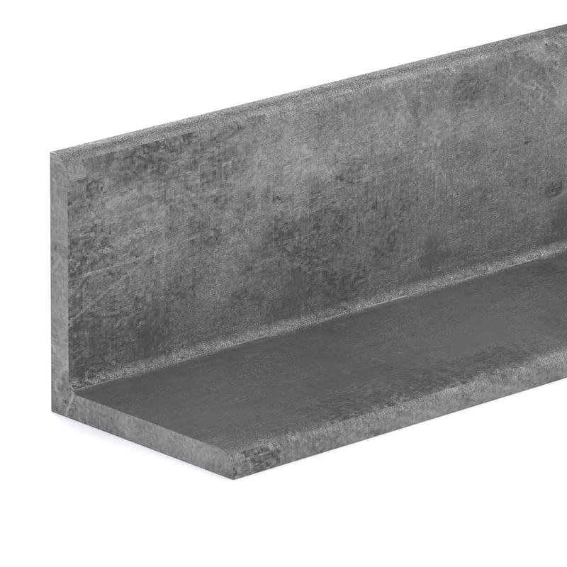 Angle en acier non plaqu, 1/8'' x 1-1/2'' x 72''