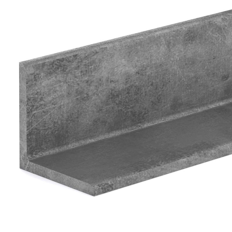 Angle en acier non plaqu, 1/8'' x 1'' x 48''