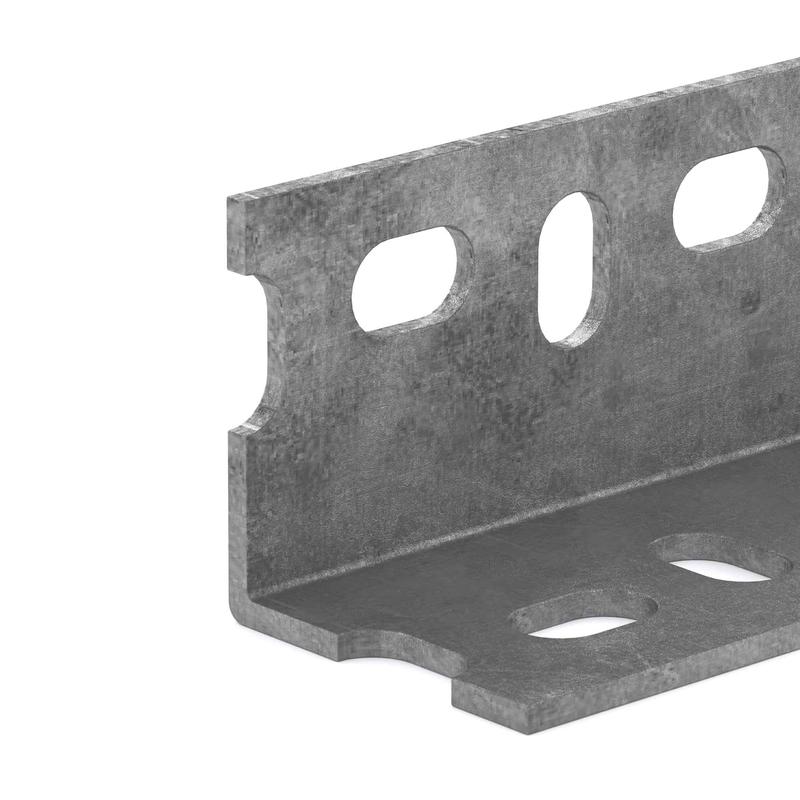 Angle perfor en acier galvanis, 1-1/2'' x 36''