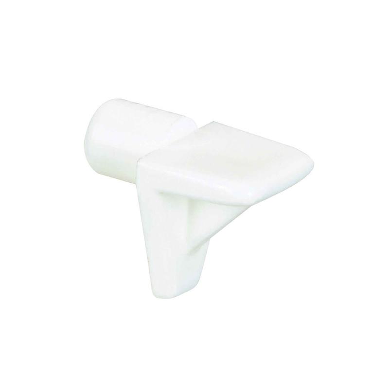 Support  tablette en plastique blanc, 6 mm (8 units)