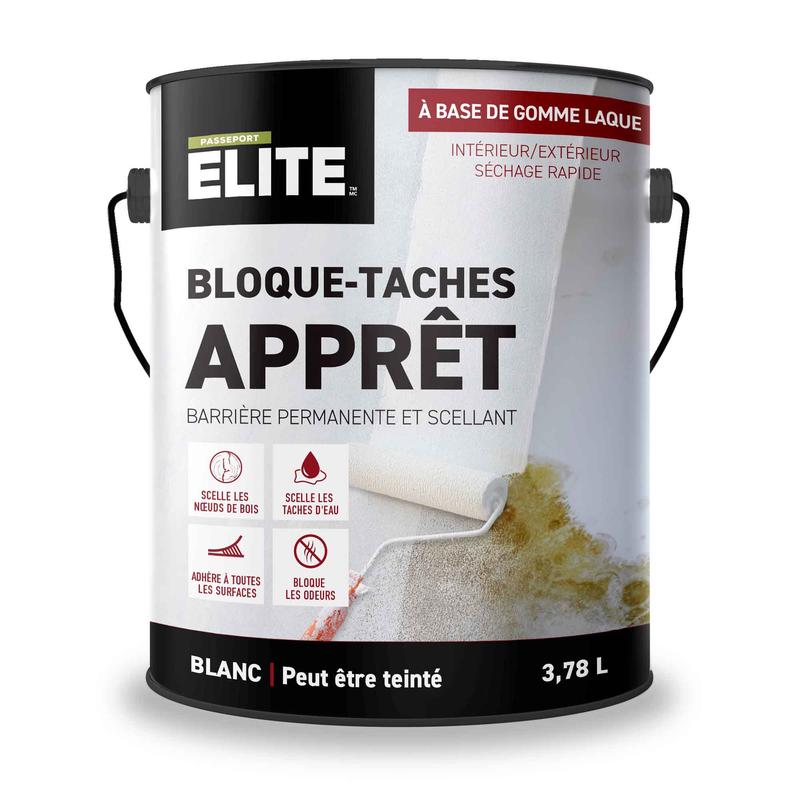 Apprt-scelleur et bloque-taches  base de gomme de laque blanc,3,78L