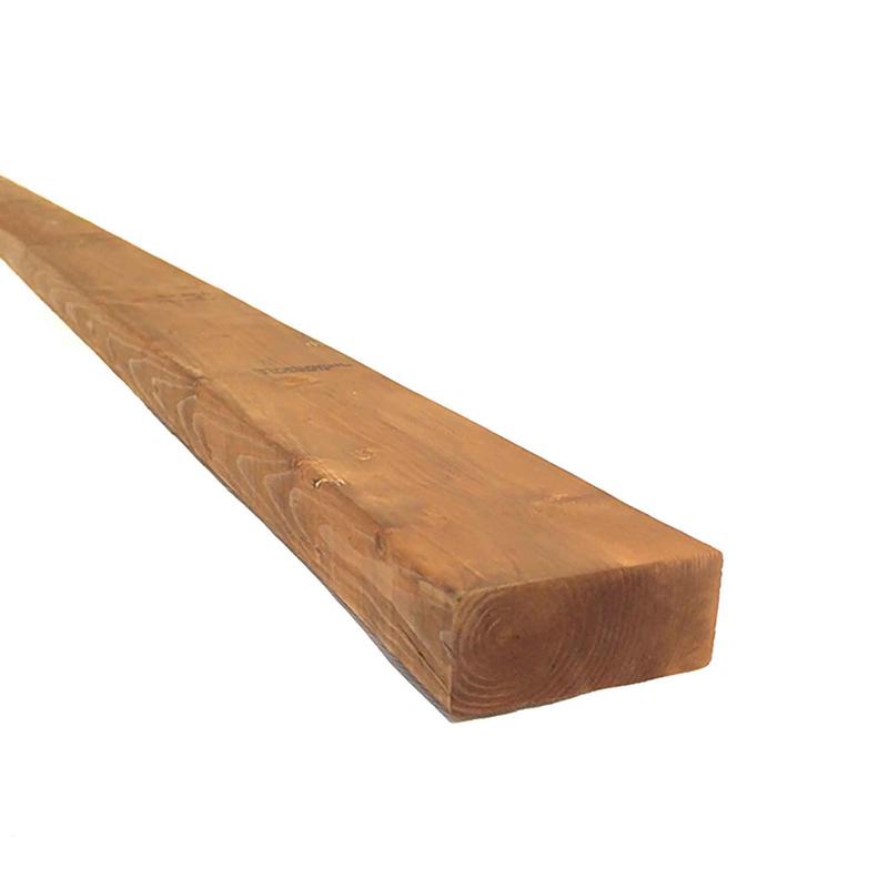 Bois trait brun de Premire Qualit, 2" x 4" x 16'