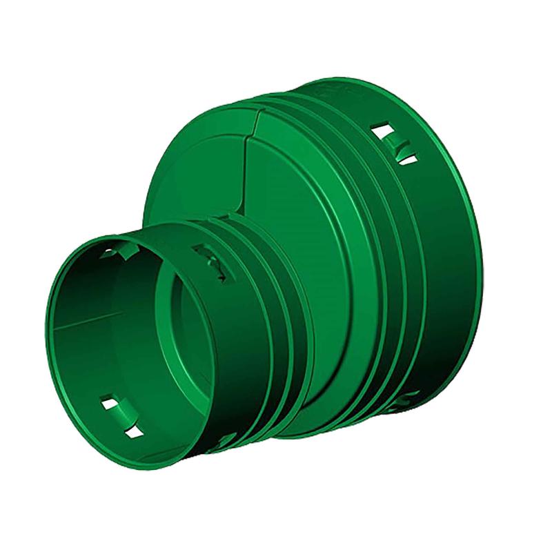 Rduit d'extrieur avec clips, de 6"  4"