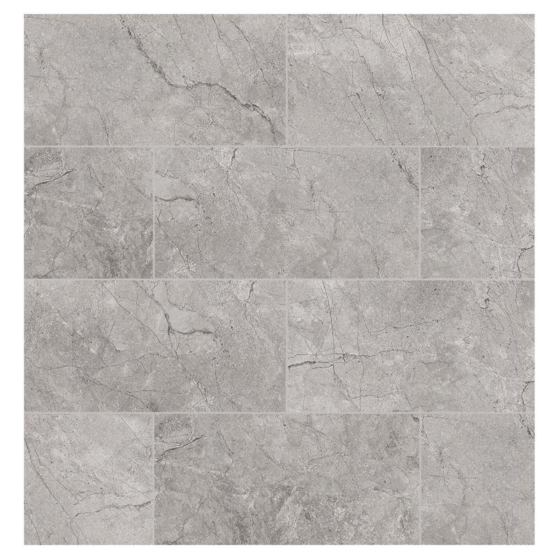 Tuiles autocollantes en vinyle de 12" x 24" x 2,5 mm d'paisseur, 48 pi2 (Vicky's Marble)