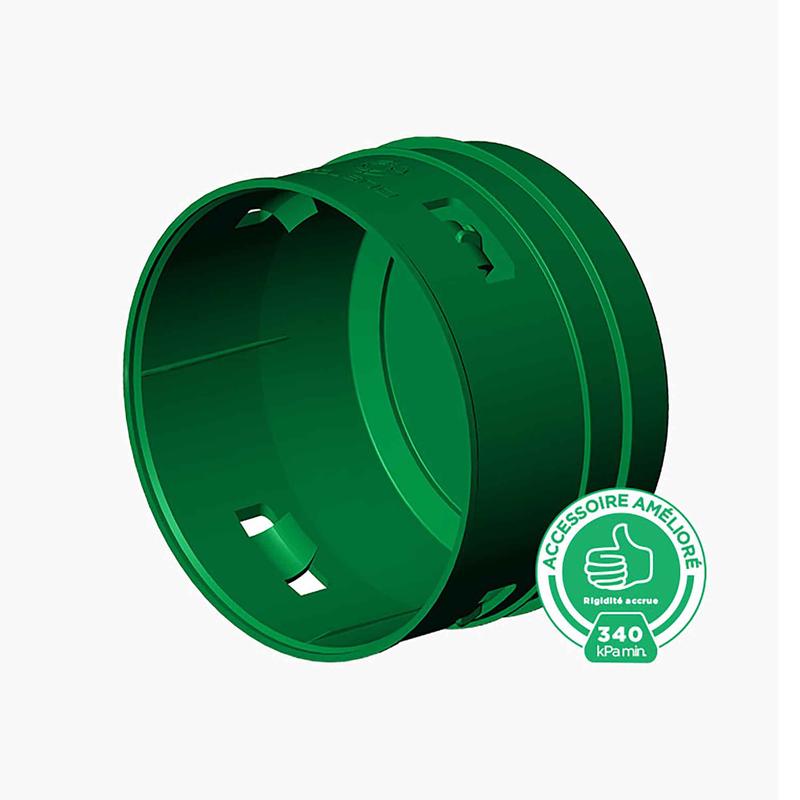 Bouchon extrieur avec clips, 4"