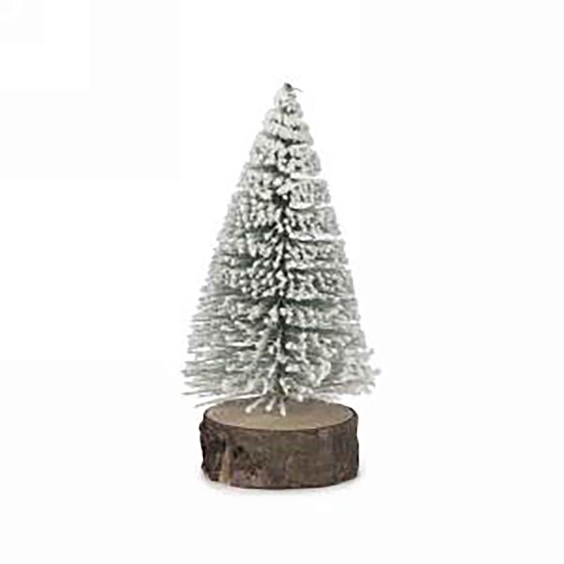 Sapin enneig sur bche, 5,5" x 2,5"