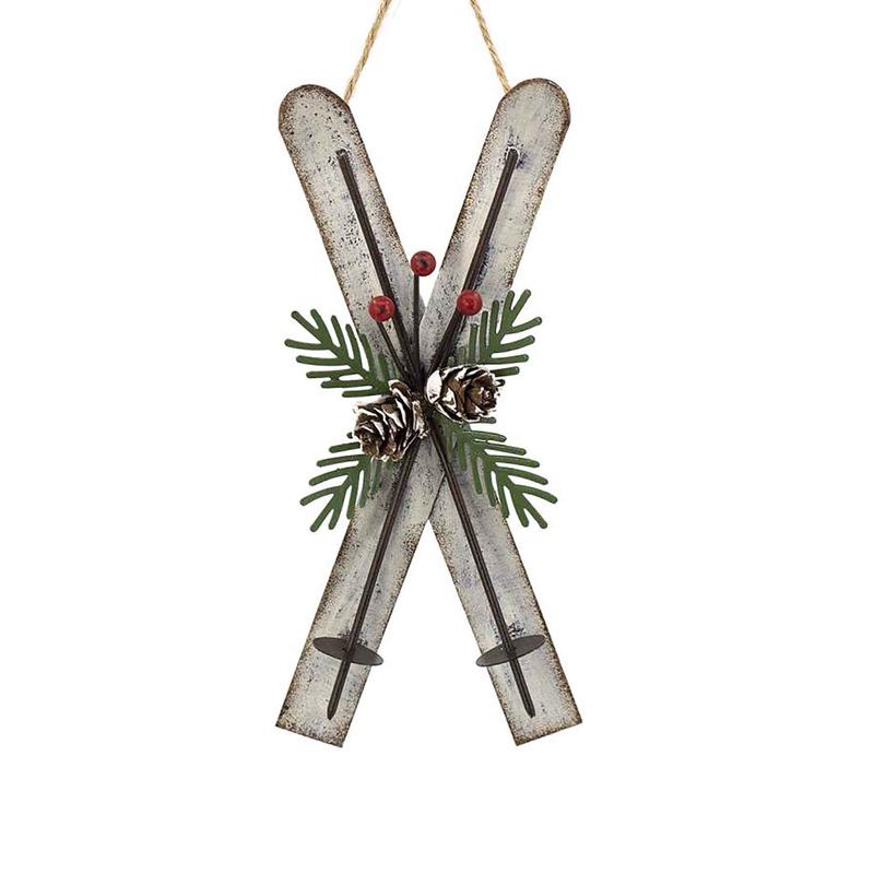 Ski en mtal argent, 7''