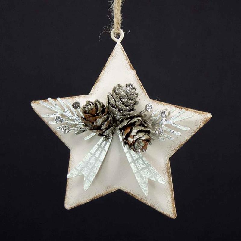 toile blanche en mtal  suspendre, 4'' x 4'' x 1"