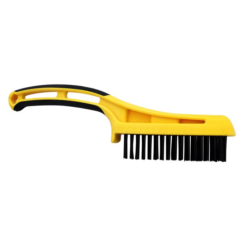 Brosse  long manche surmoul, 3/4" x 4 3/4" (1,91 cm x 12,07 cm) acier au carbone