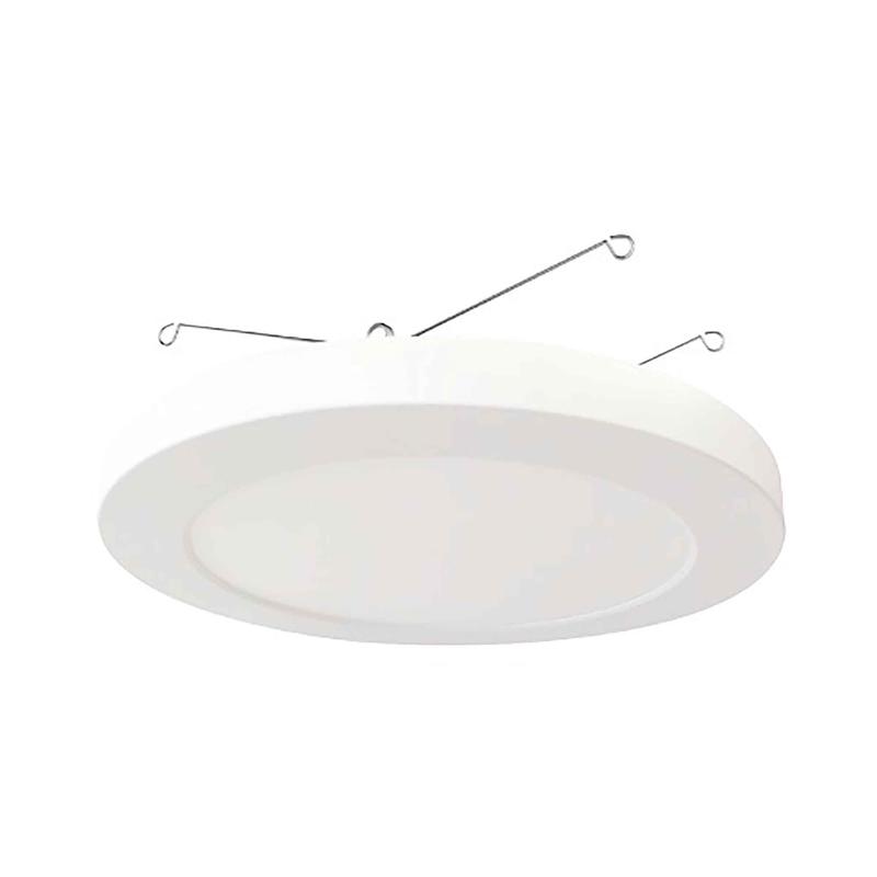 Projecteur DEL plat de 9"  montage en surface, blanc