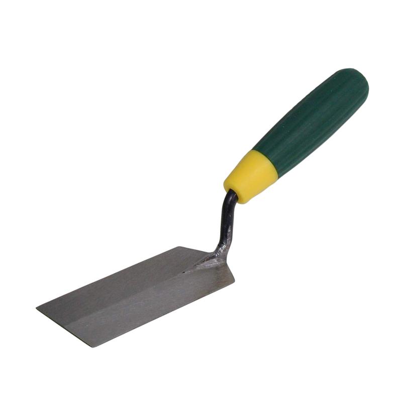 Truelle  bout carre de 5'' x 2'' (12,7 x 5,1 cm)  manche caoutchout