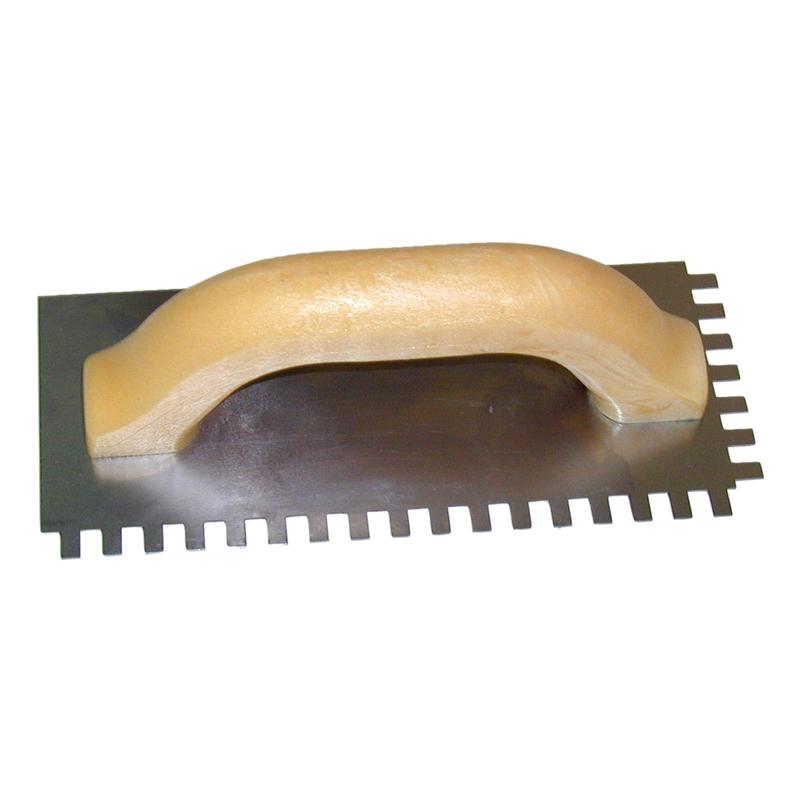Truelle  cramique avec dents carres (3/8 x 1/4 x 1/4'')