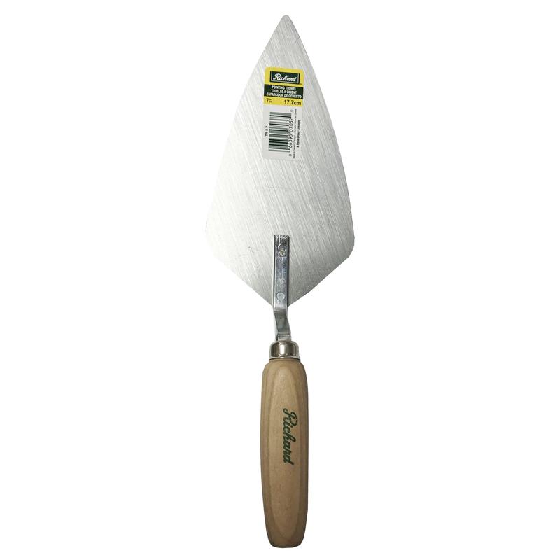 Truelle  jointoyer de 7'' x 3 3/4'' (17,8 x 9,5 cm)