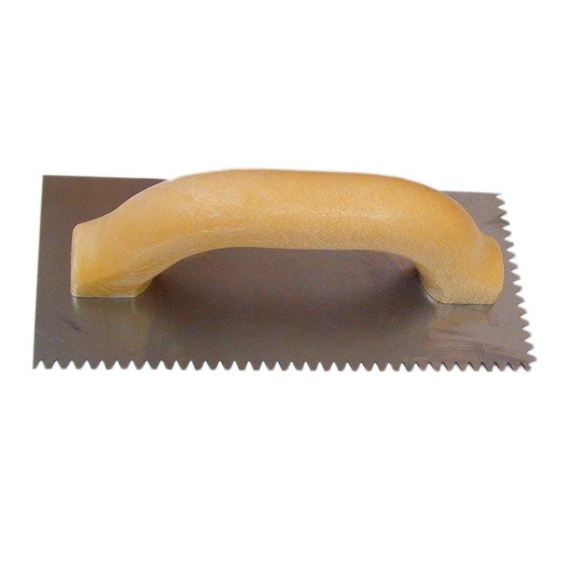 Truelle  cramique dents en ''V'' (3/16 x 1/8 x 1/8'')