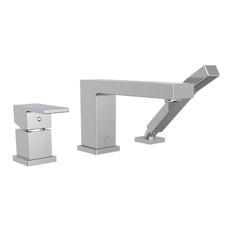 Robinet pour bain romain  une poigne avec douchette