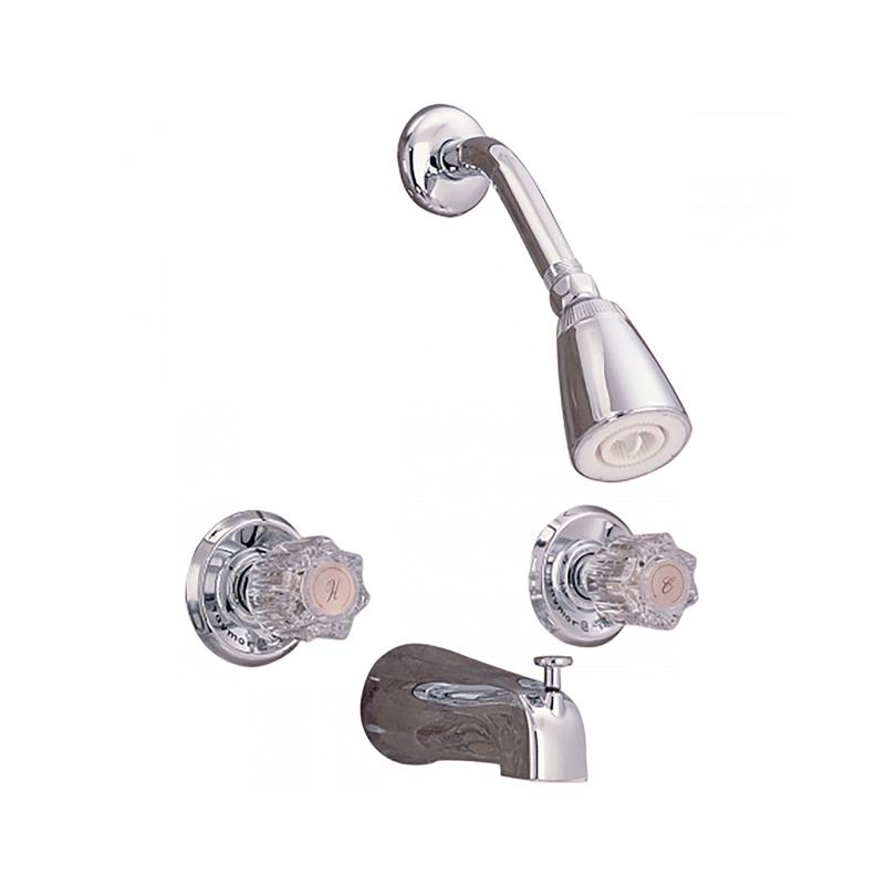 Robinet bain / douche Sunglow, chrome  2 poignes