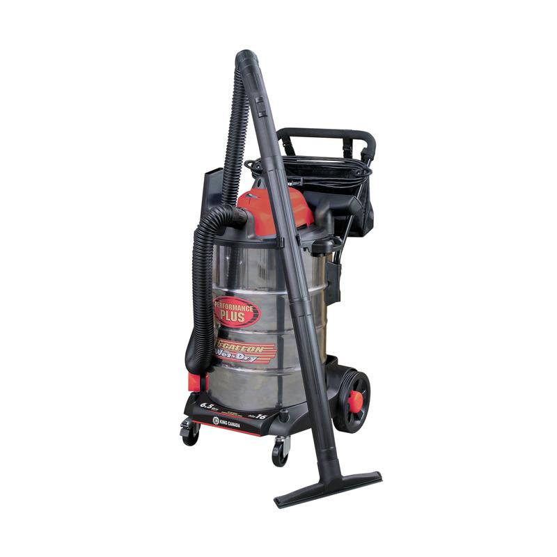 Aspirateur pour matriaux secs et humides de 16 gallons