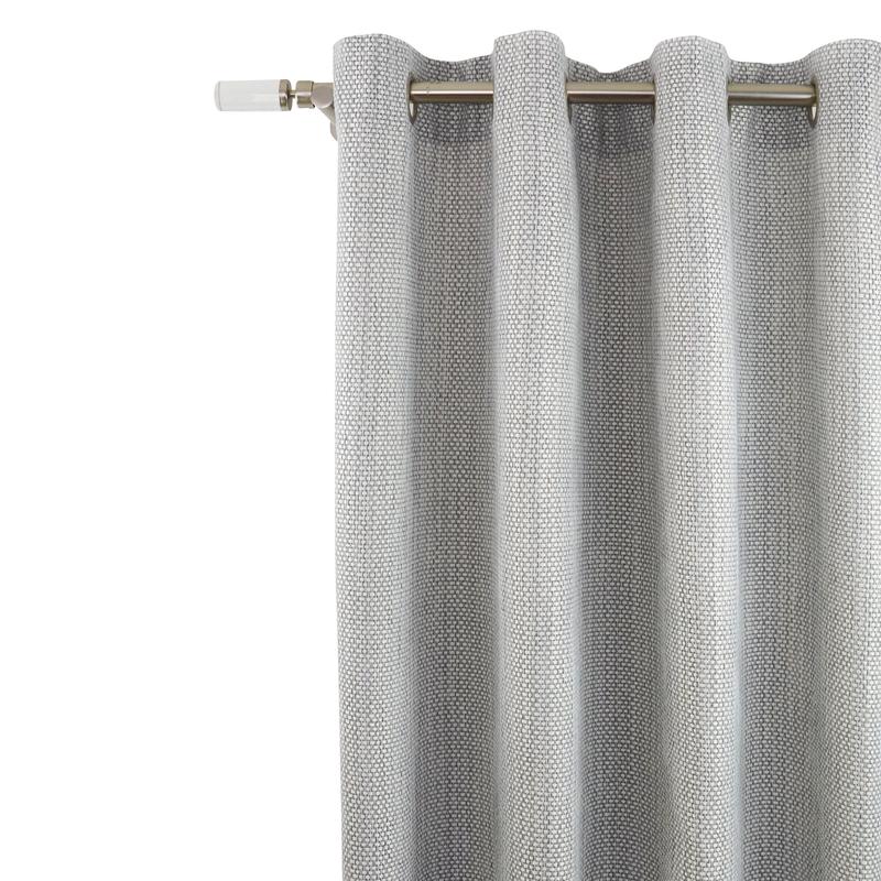 Rideau  illets Texture gris