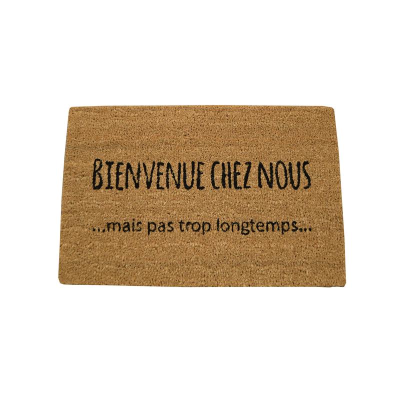 Tapis coco ''BIENVENUE CHEZ NOUS'', 15,75" x 23,62"