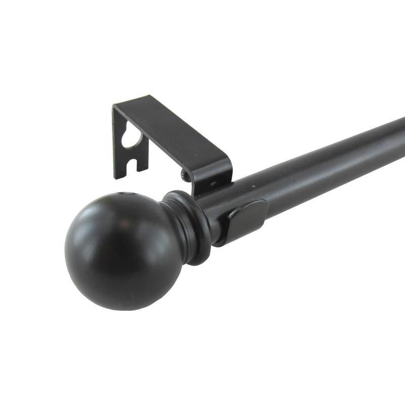 Tringle  rideau noir