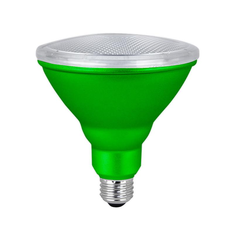 Ampoules DEL PAR38,  verte / d'extrieur