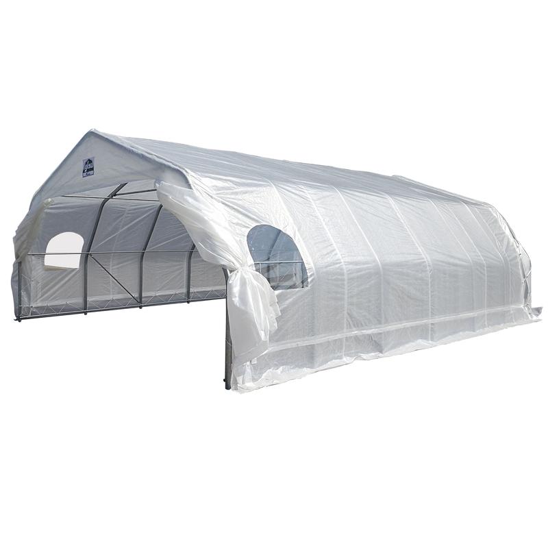 Abri d'auto double, 20' x 24' x 10'-3"