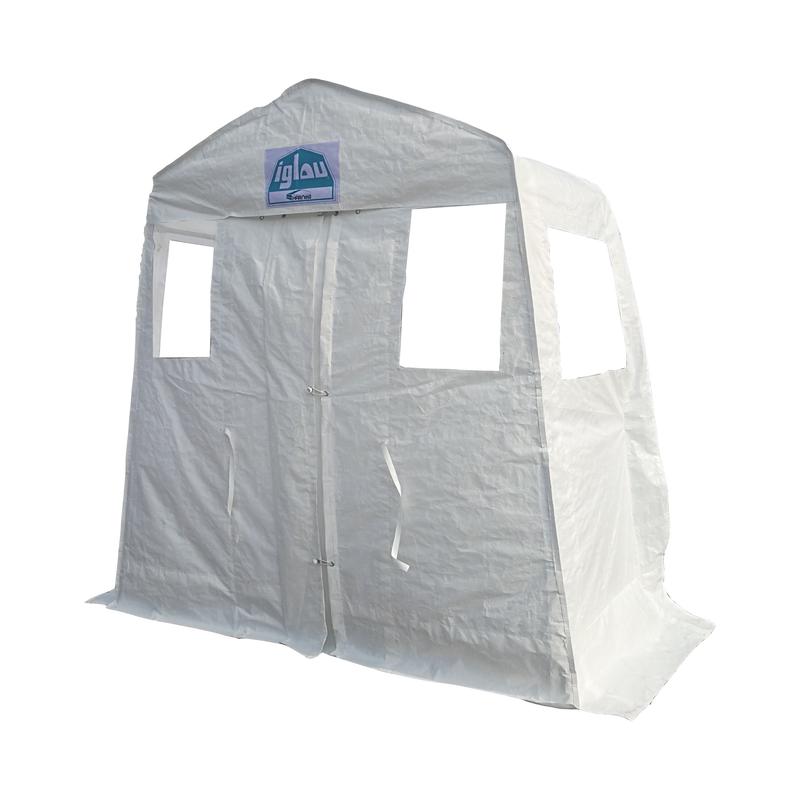 Abri d'entre, 8' x 4' x 7'-9''