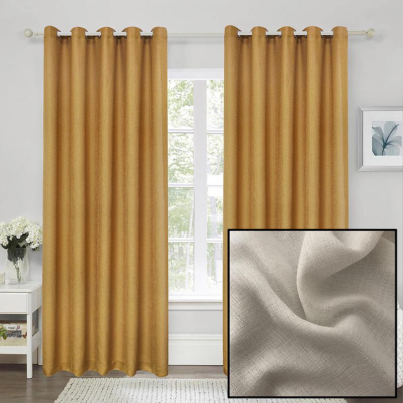 Rideau ample  anneaux Flocon