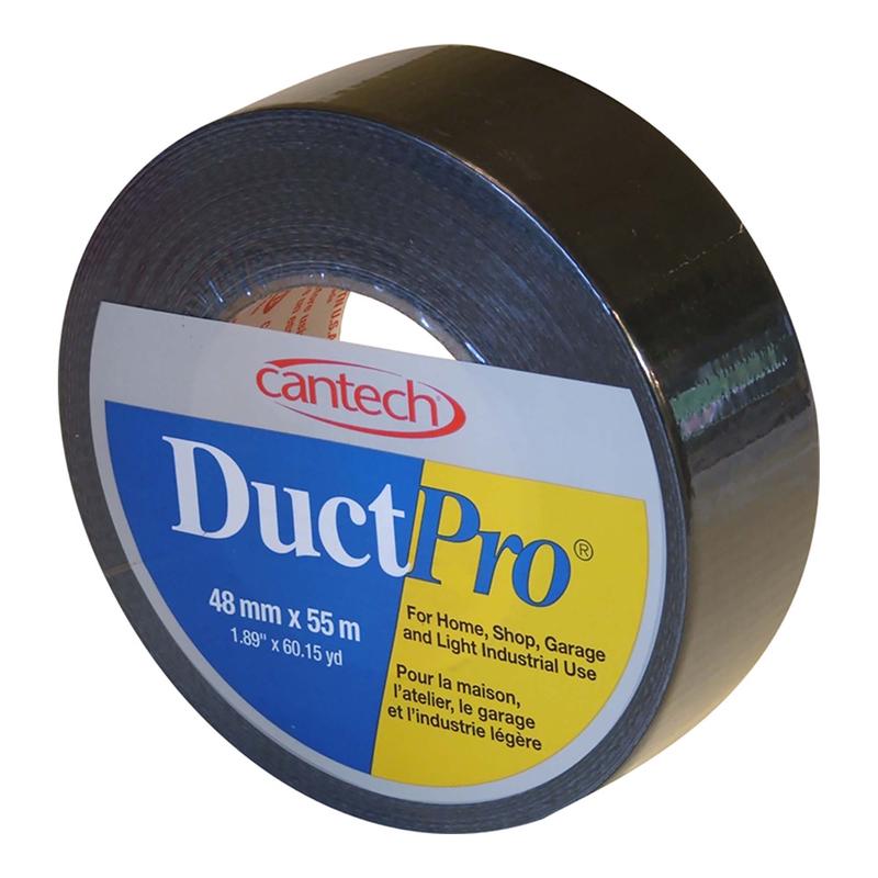 Ruban DuctPro noir, 48 mm x 55 m