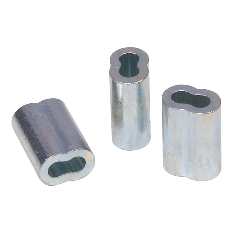 Bagues duplex en aluminium de 3/32'', 8 units