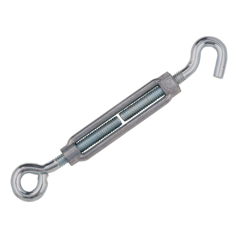 Tendeur en mtal avec crochet et il