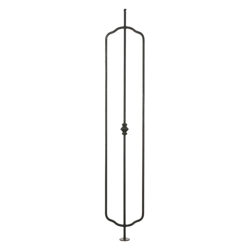Barreau en fer forg de 34-3/4''