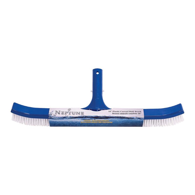Brosse murale courbe en plastique de 18"